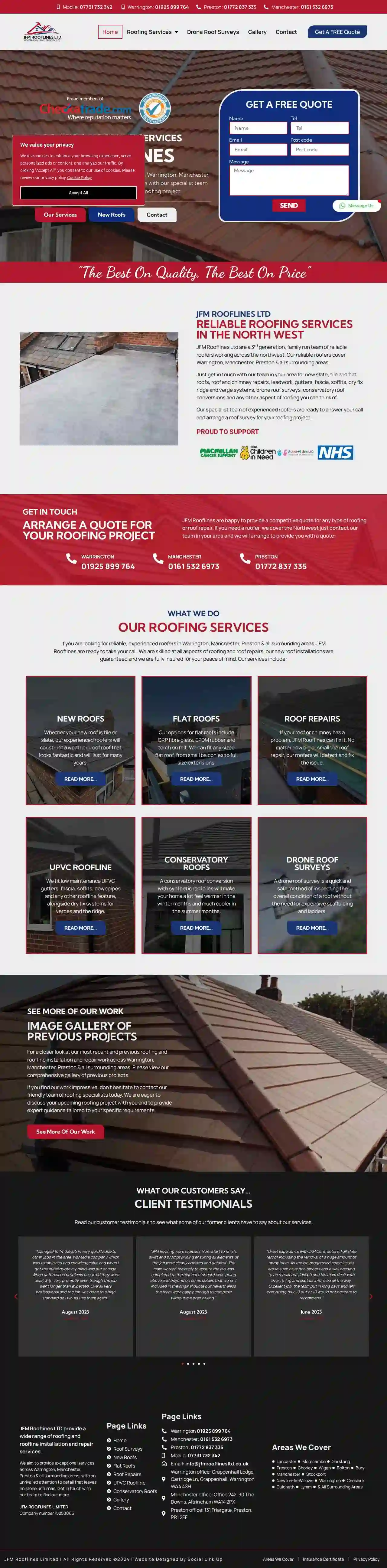 JFM Rooflines Ltd