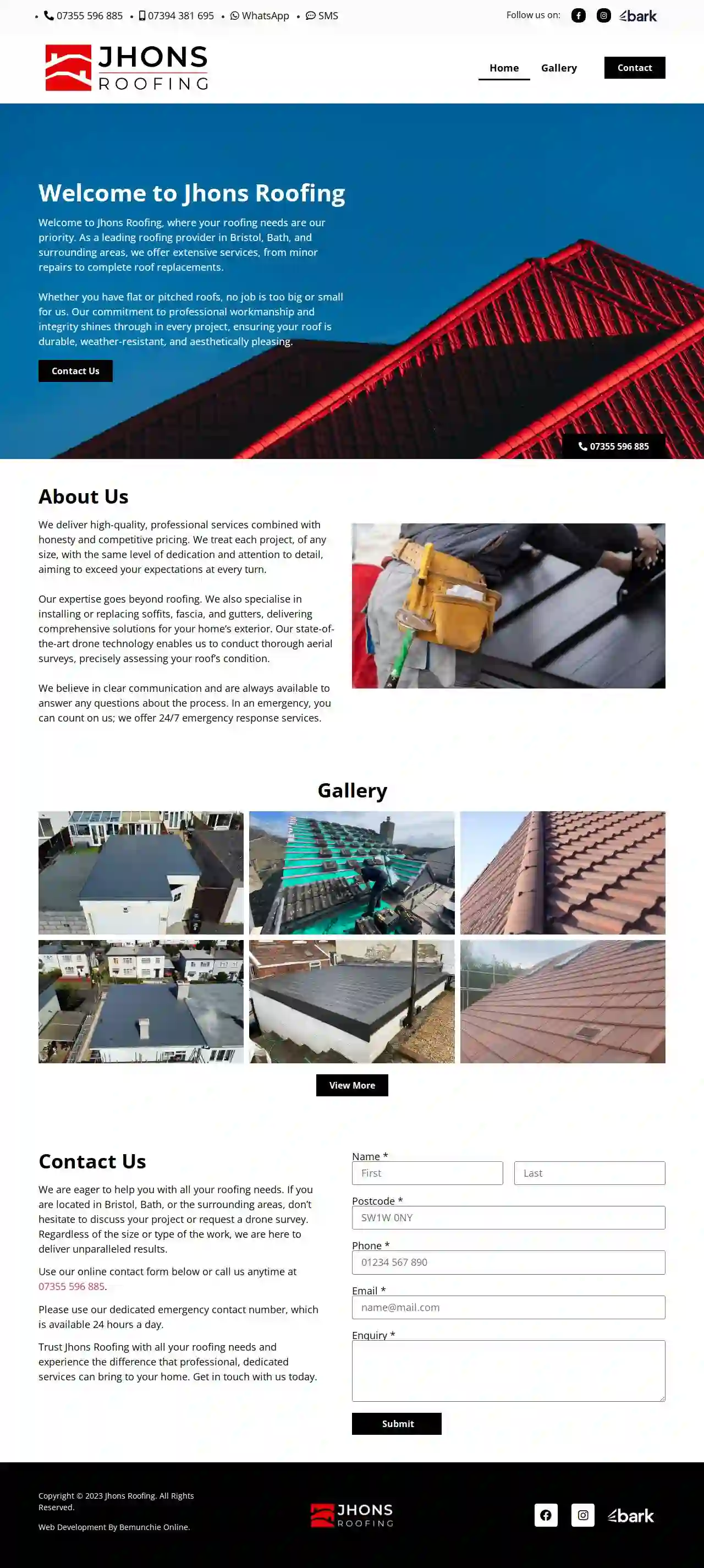 Jhons Roofing