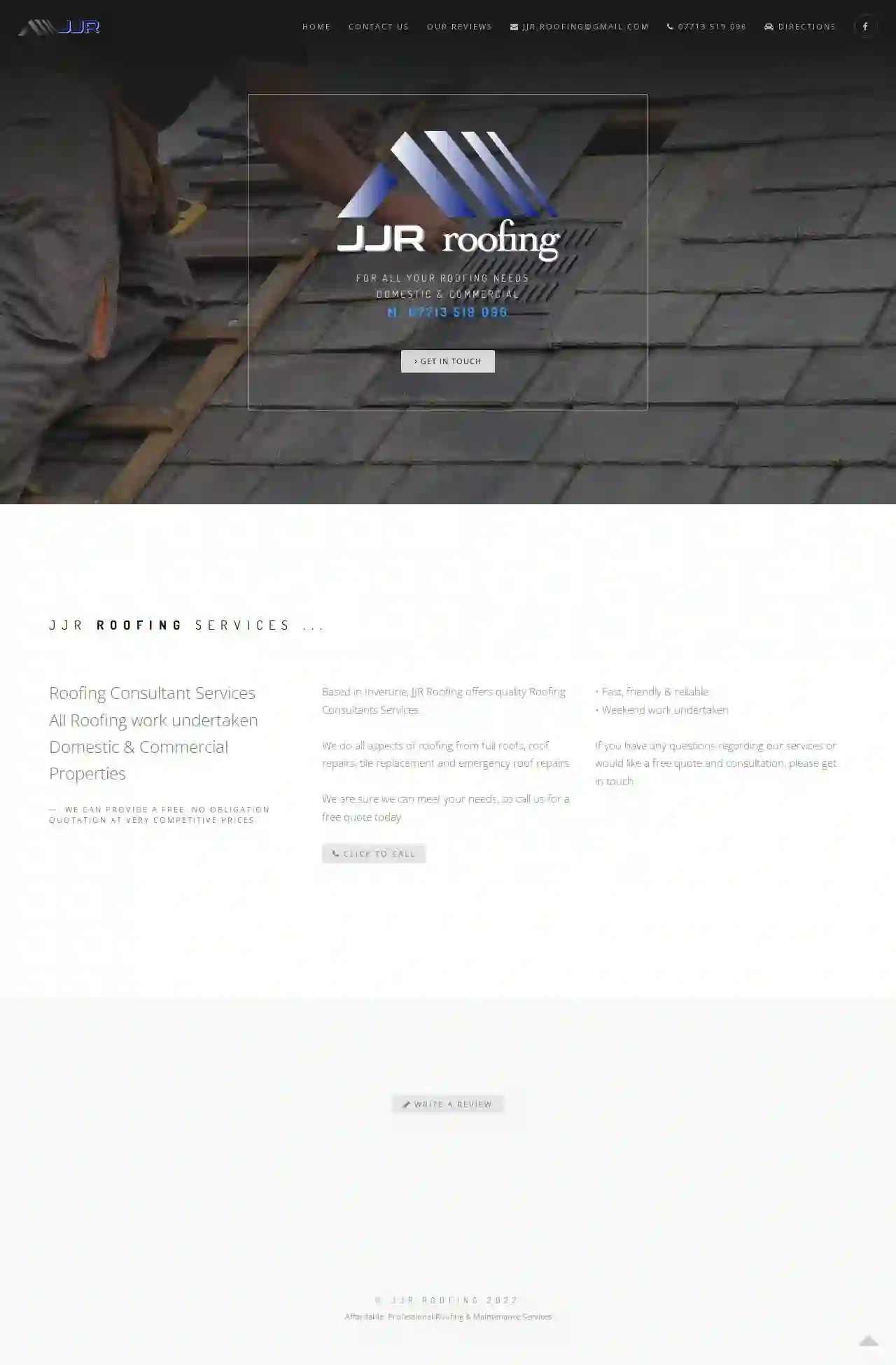 JJR Roofing | Roofer Inverurie | Roofer Aberdeen