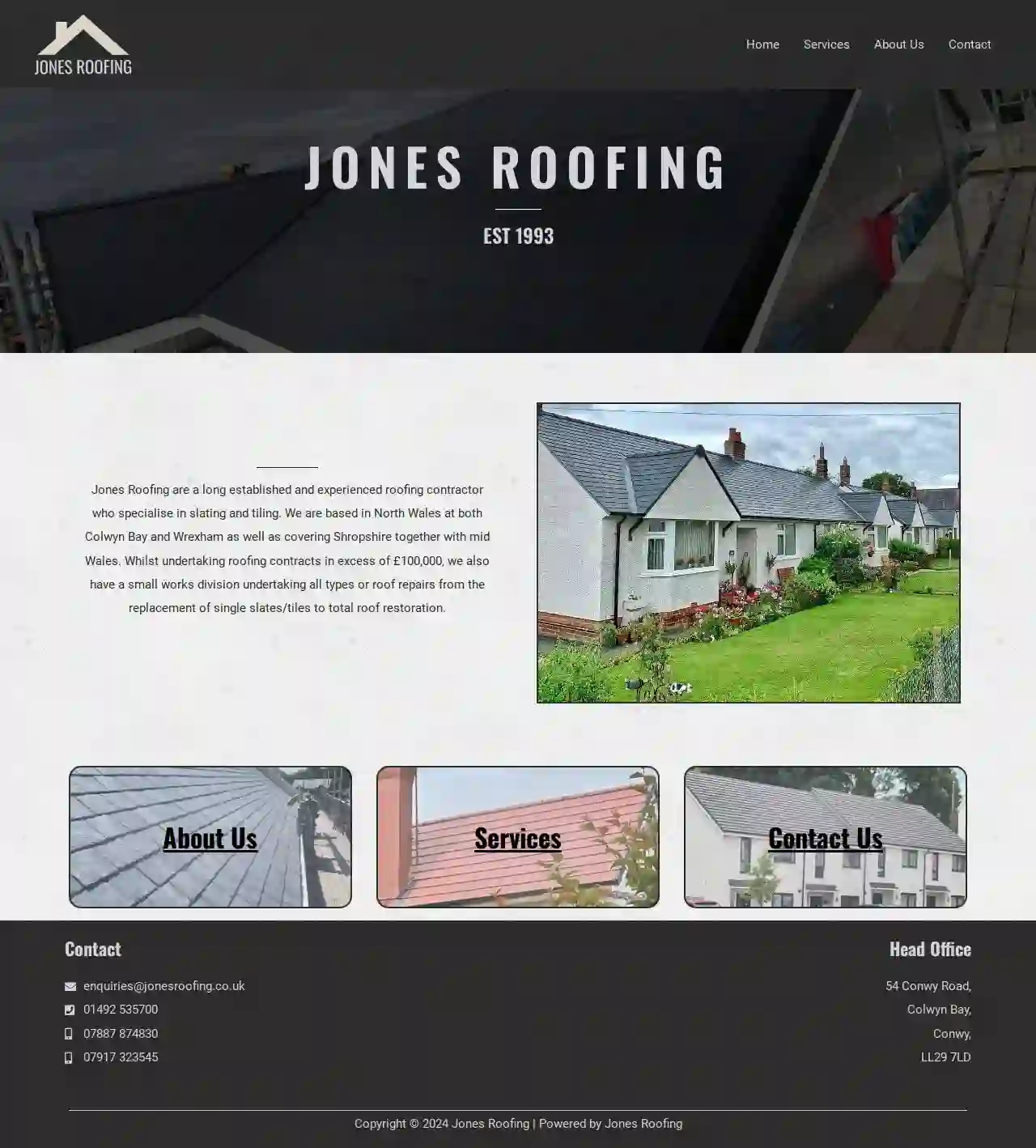 Jones Roofing North Wales & Cheshire Ltd