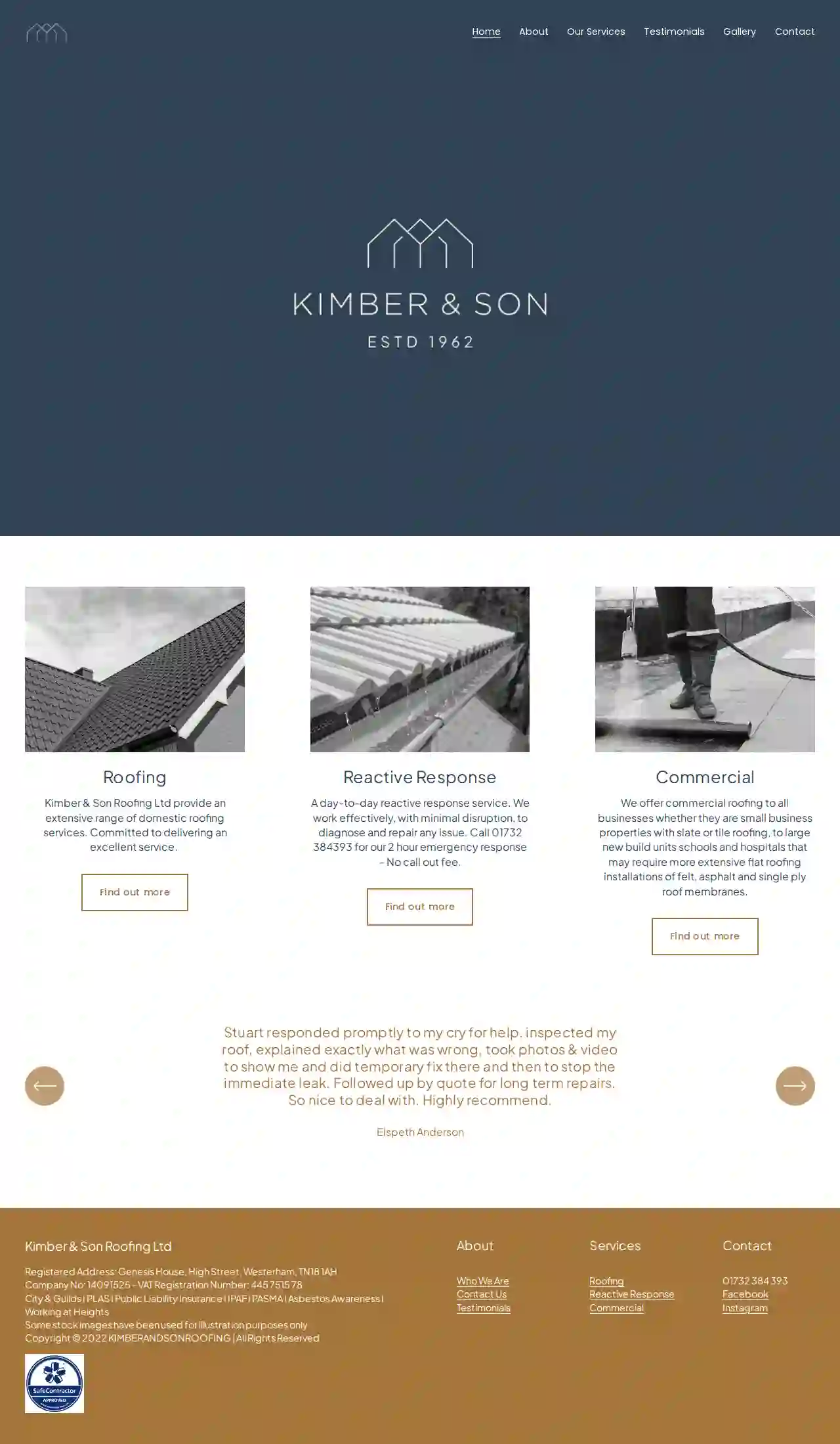 Kimber and Son Roofing Ltd