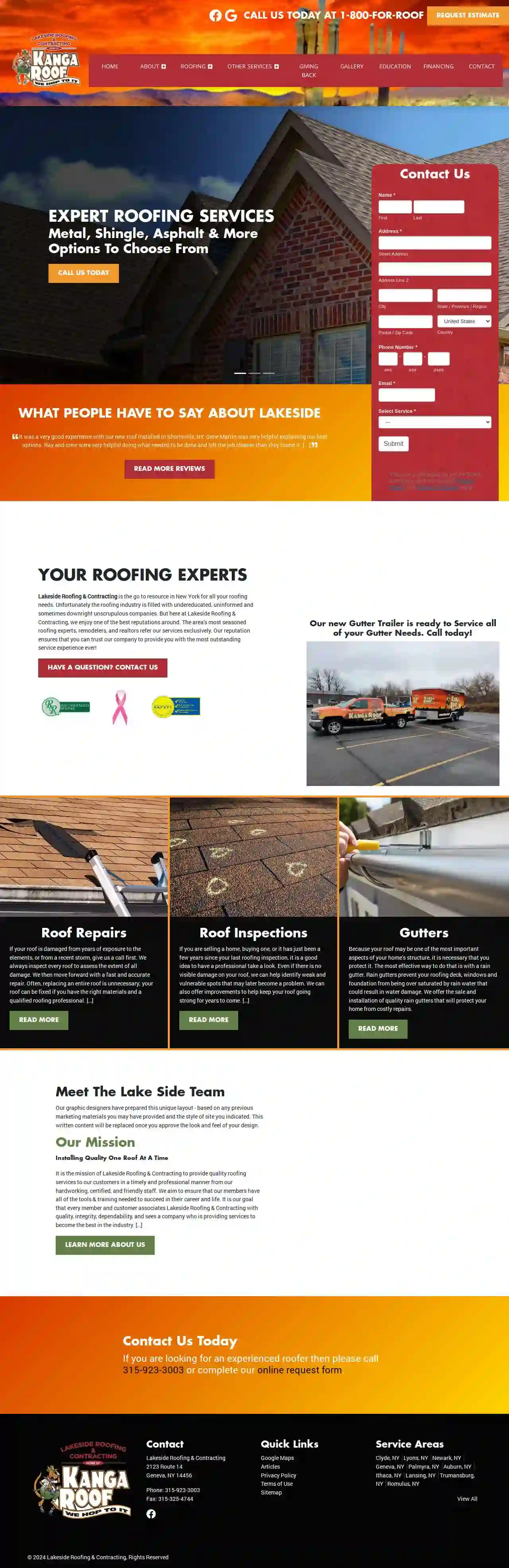 Lakeside Roofing & Contracting