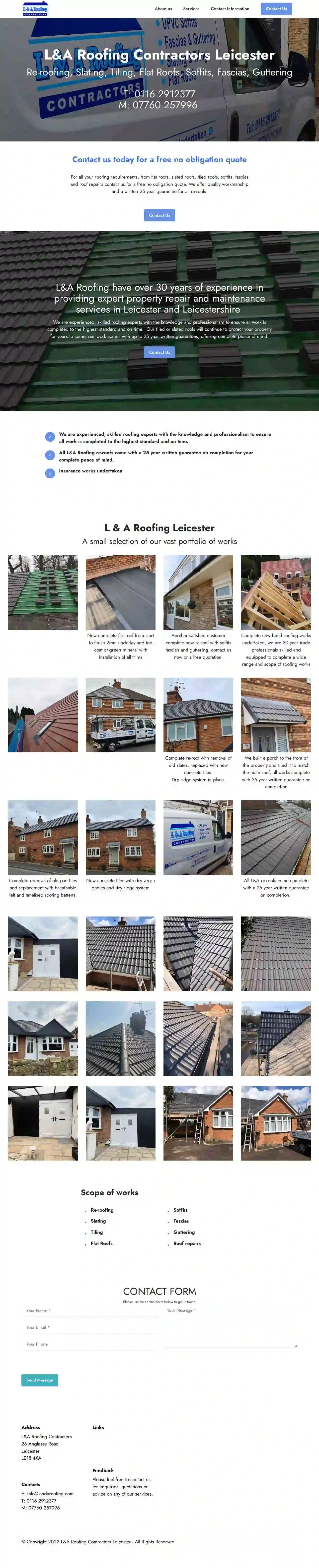 L&A Roofing Contractors Leicester