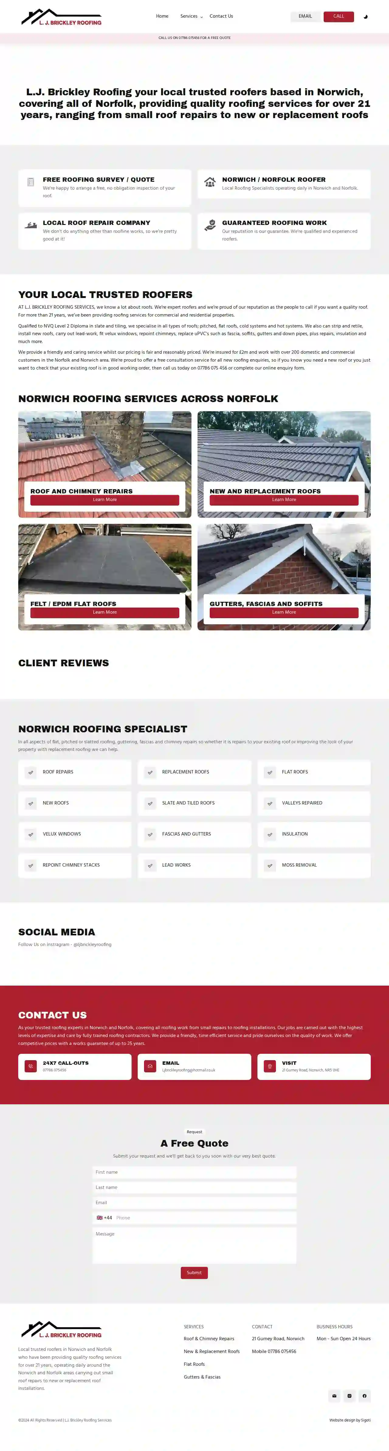 LJ Brickley Roofing