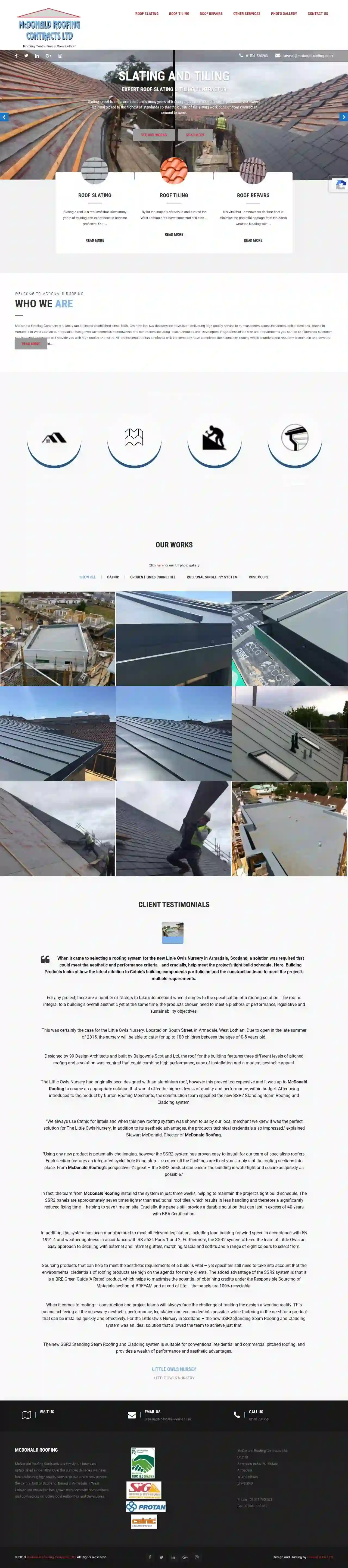 McDonald Roofing Contracts Ltd