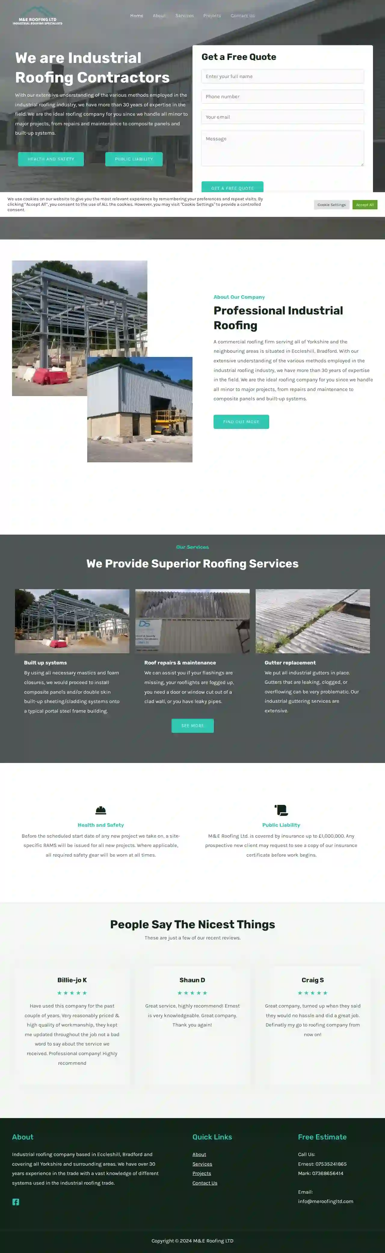 M&E Roofing Ltd