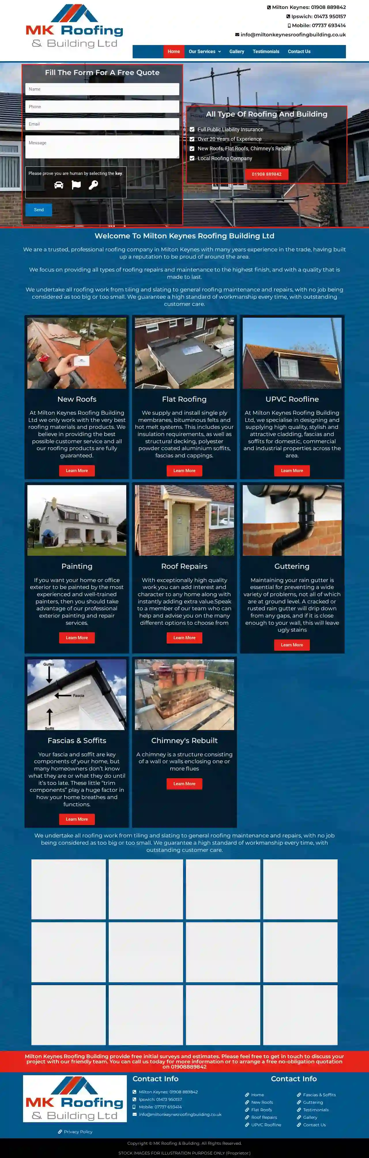 MK Roofing and Building Ltd