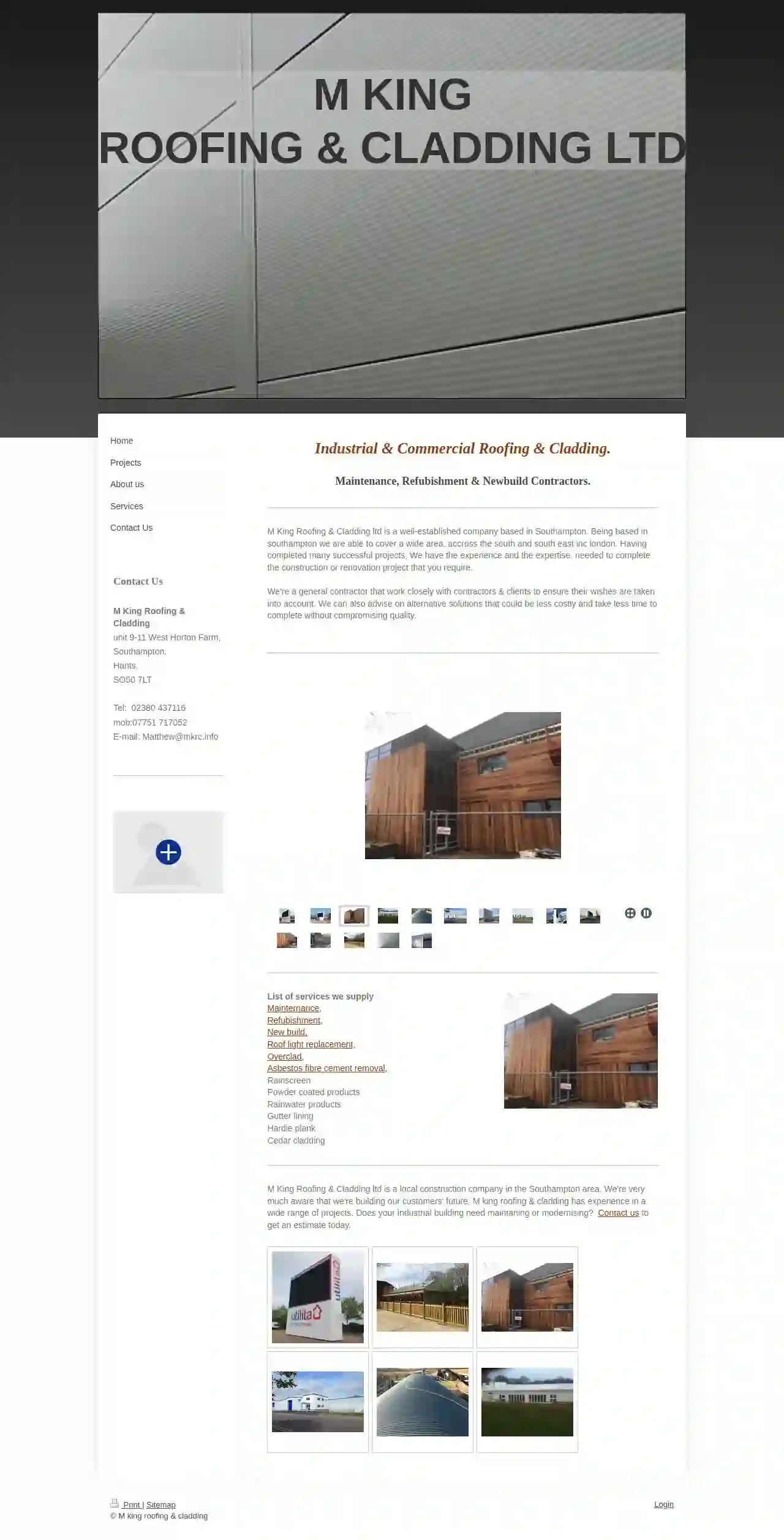 M King Roofing & Cladding ltd