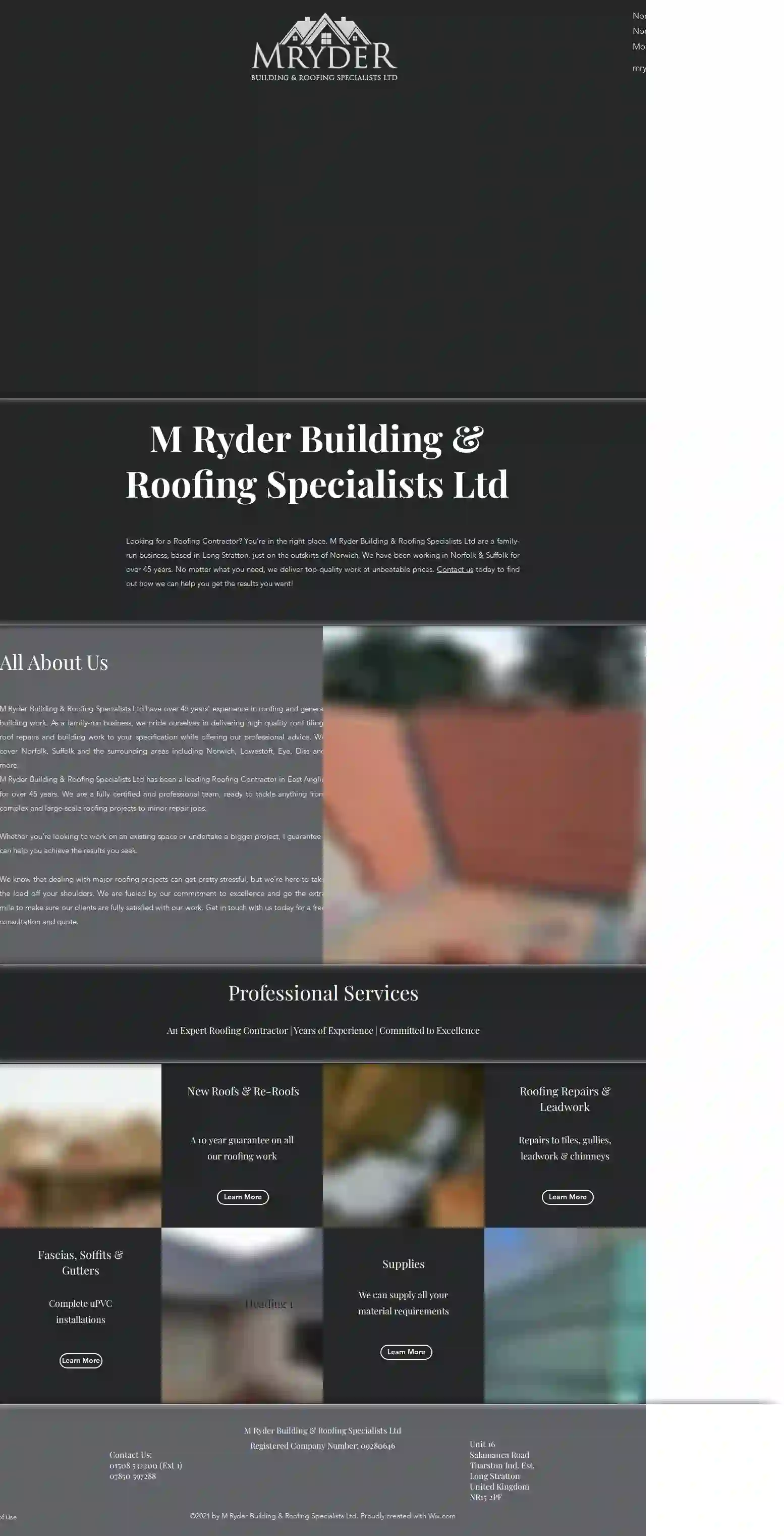 M Ryder Building & Roofing Specialists Ltd