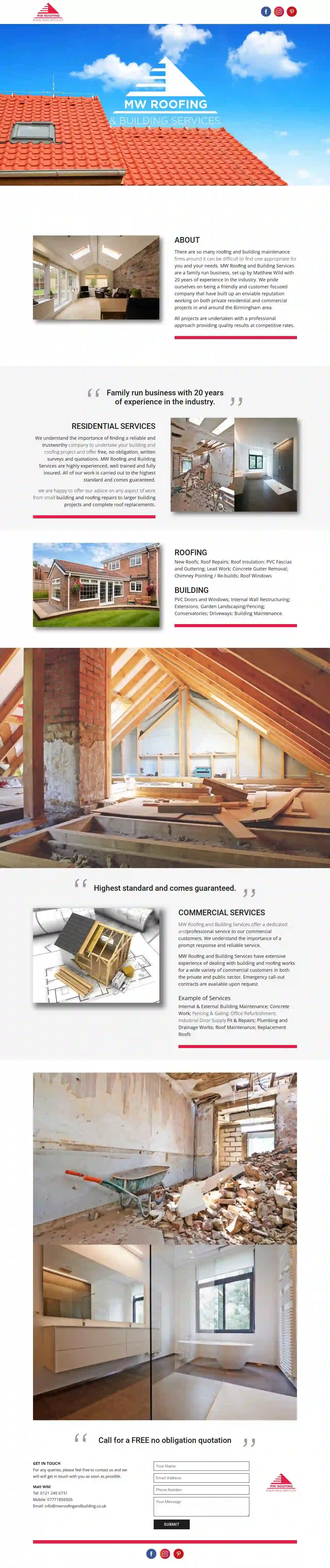 MW Roofing & Building Services