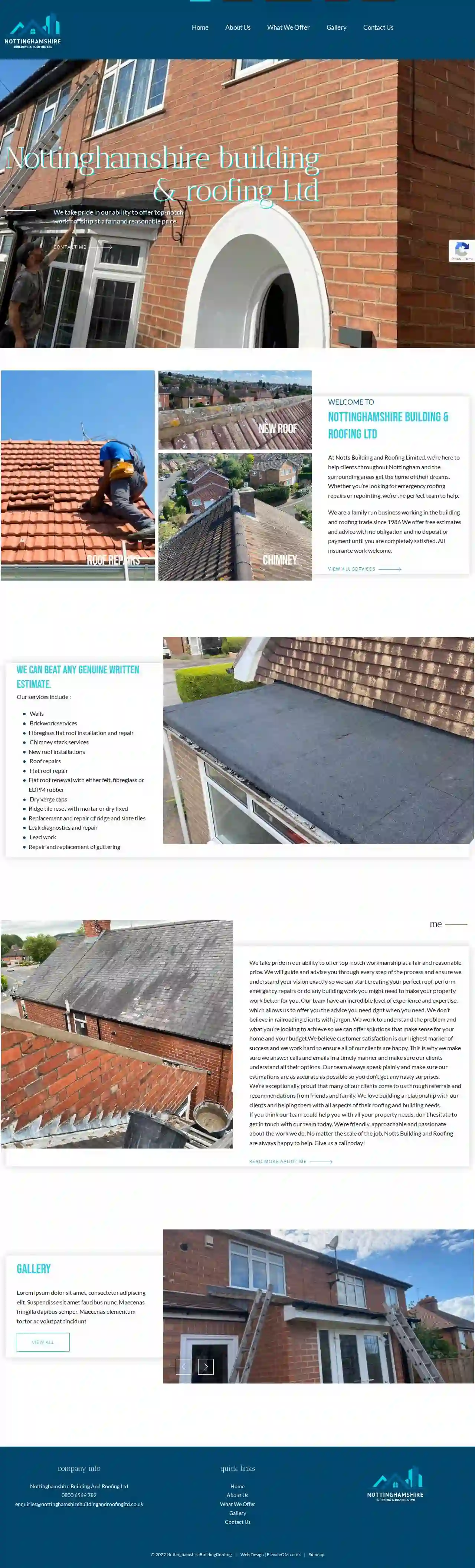 Nottinghamshire building & roofing ltd