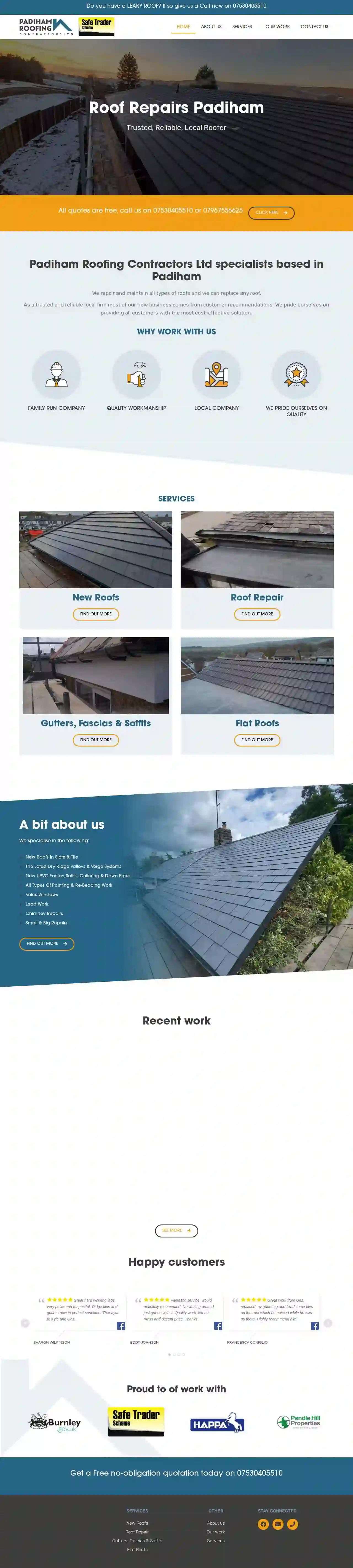 Padiham Roofing Contractors Ltd