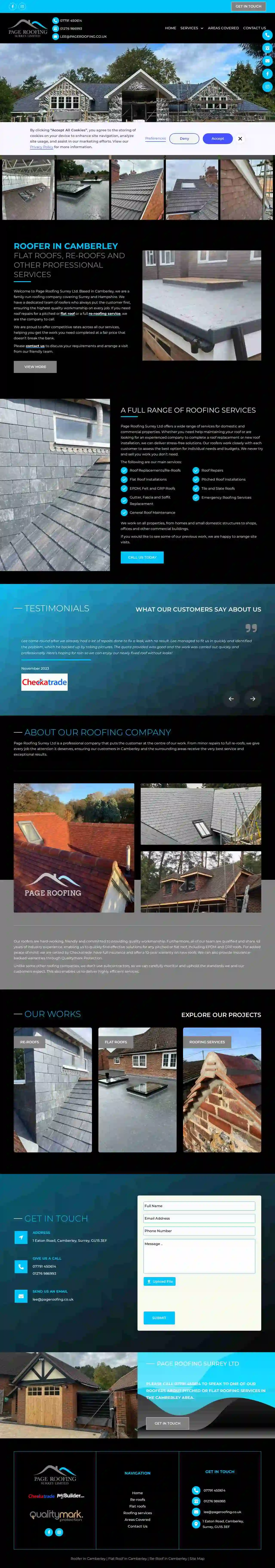 Page Roofing Surrey Limited