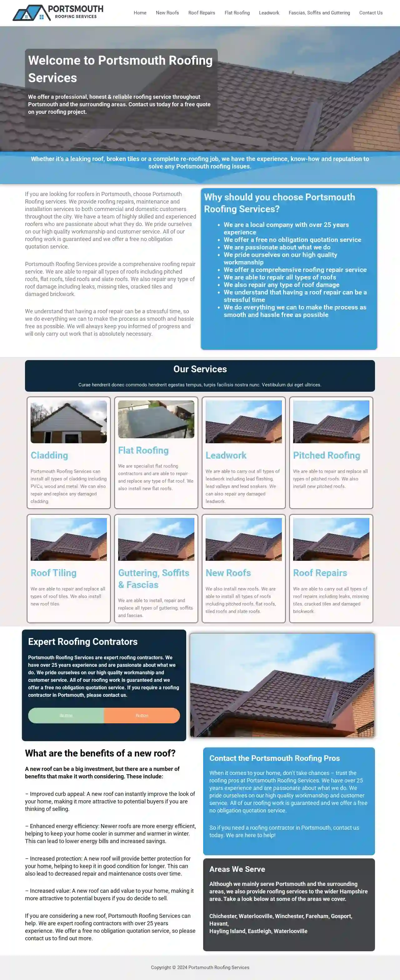 Portsmouth Roofing Services