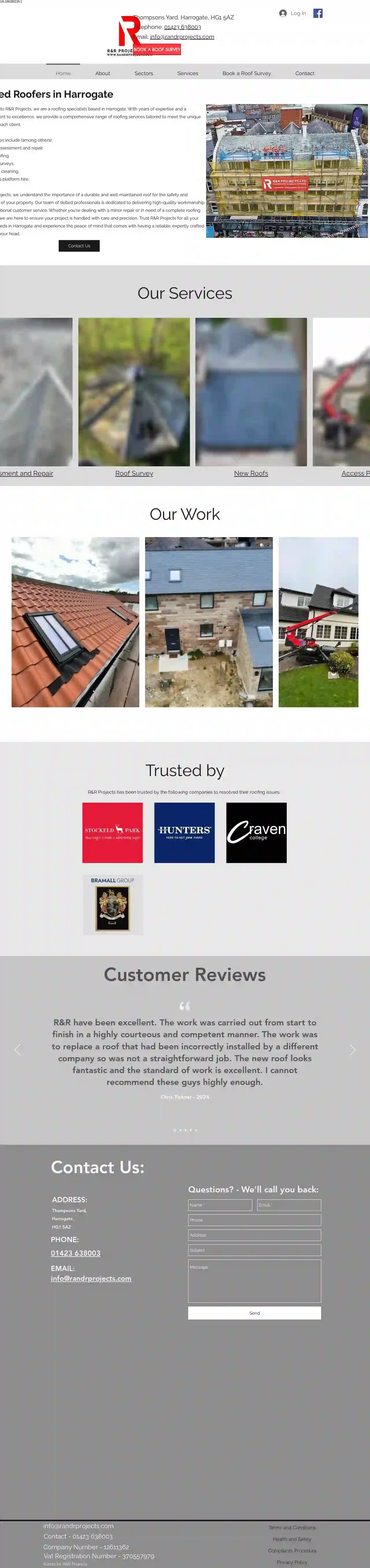 R&R PROJECTS LTD - ROOFING AND RENOVATION