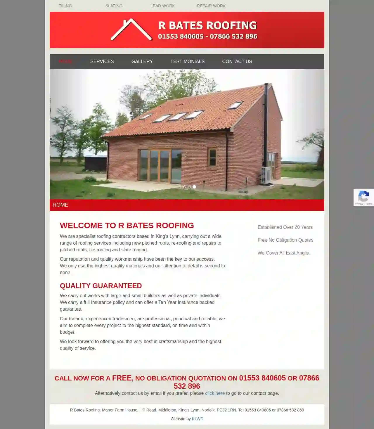 R Bates Roofing Services