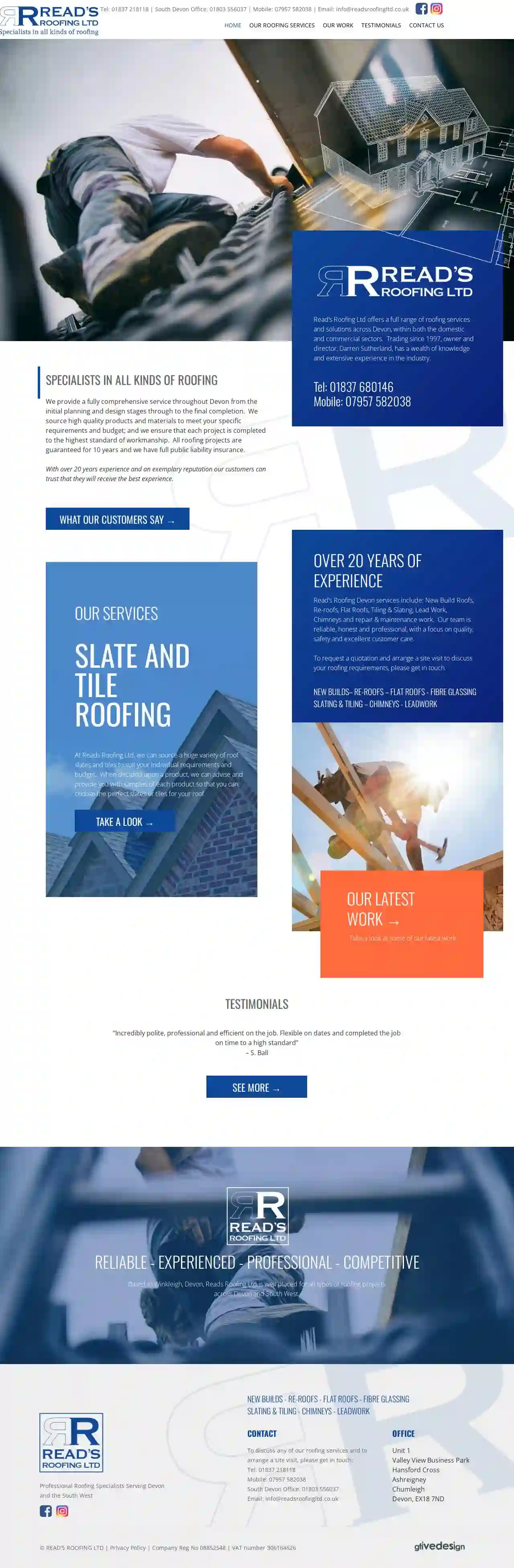 Read's Roofing Ltd