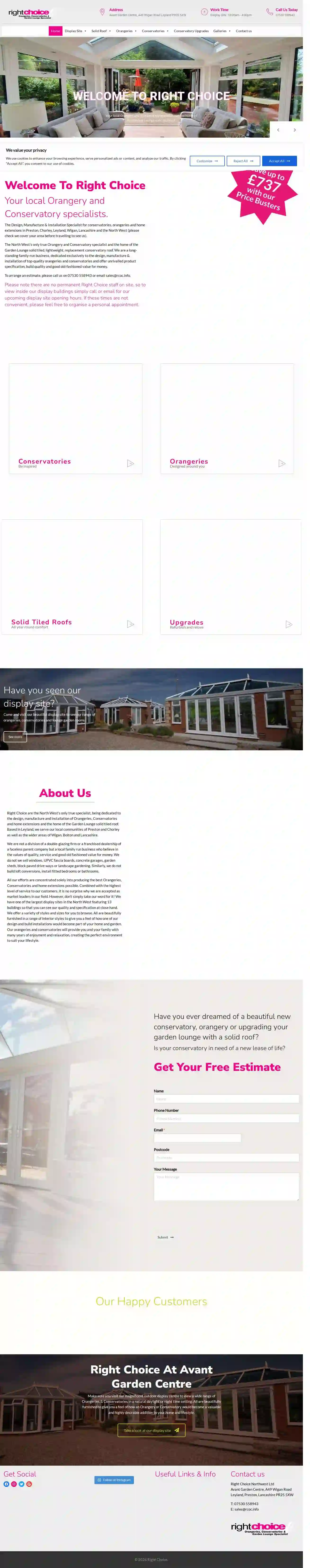 Right Choice Orangeries and Conservatories