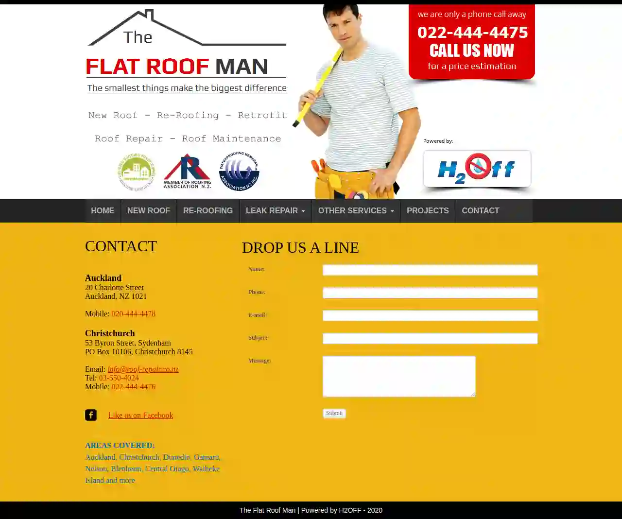 Flat Roof Repair in Auckland, Christchurch and Dunedin