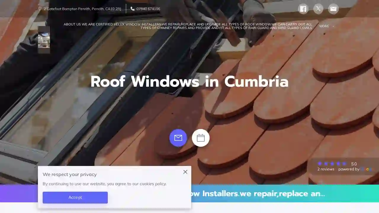 Roof Windows in Cumbria