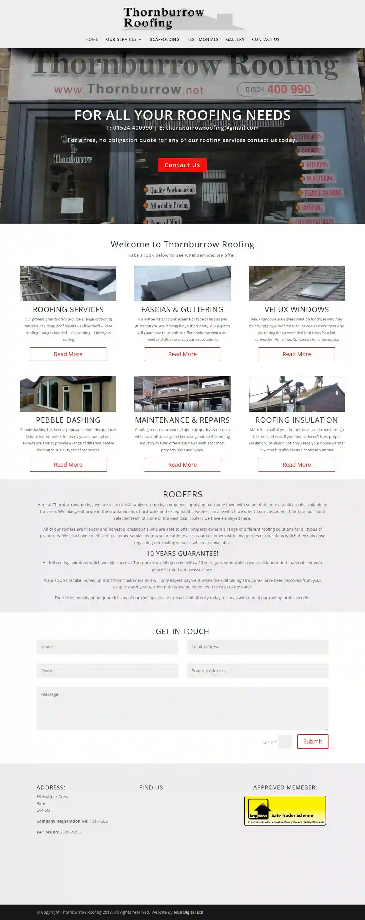 Thornburrow Roofing Ltd