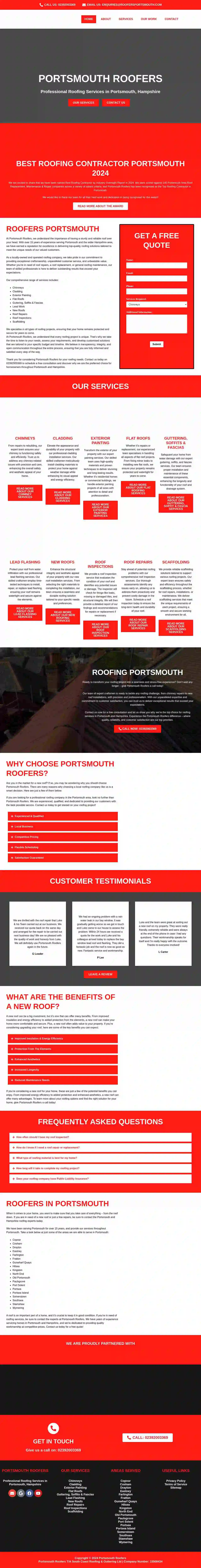 Portsmouth Roofers