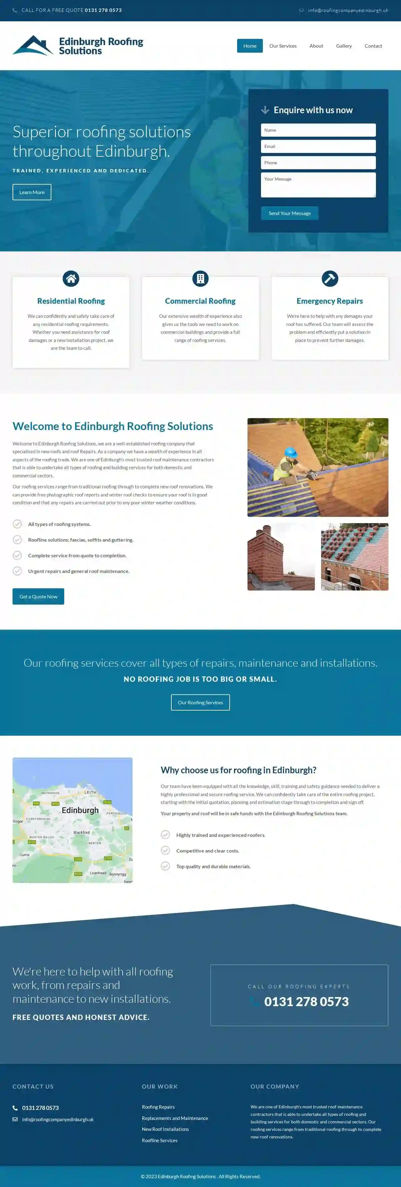 Edinburgh roofing solutions