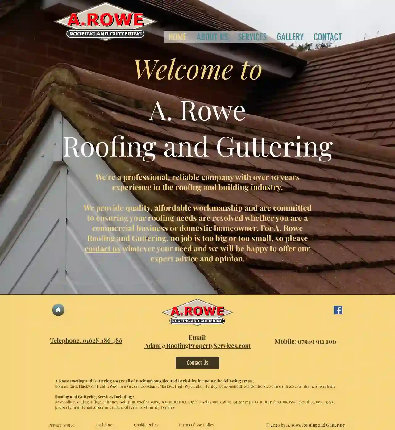 A Rowe Roofing and Guttering