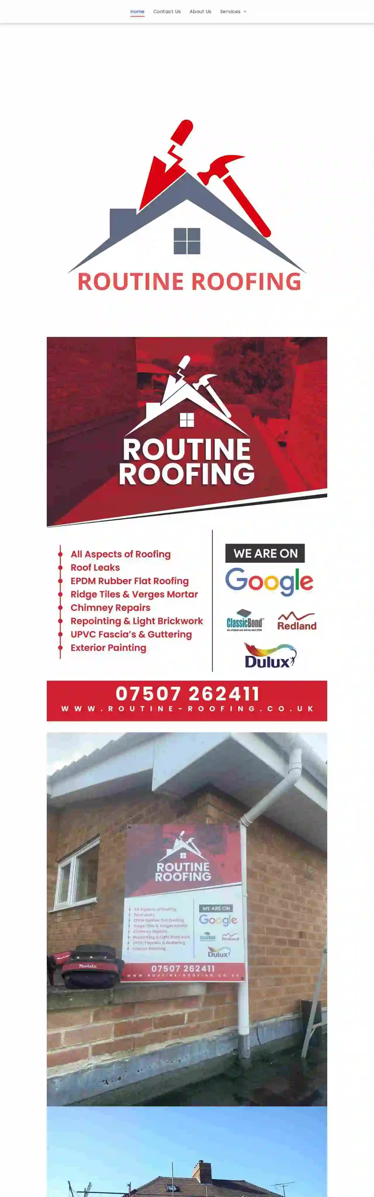 ROUTINE ROOFING guttering repairs