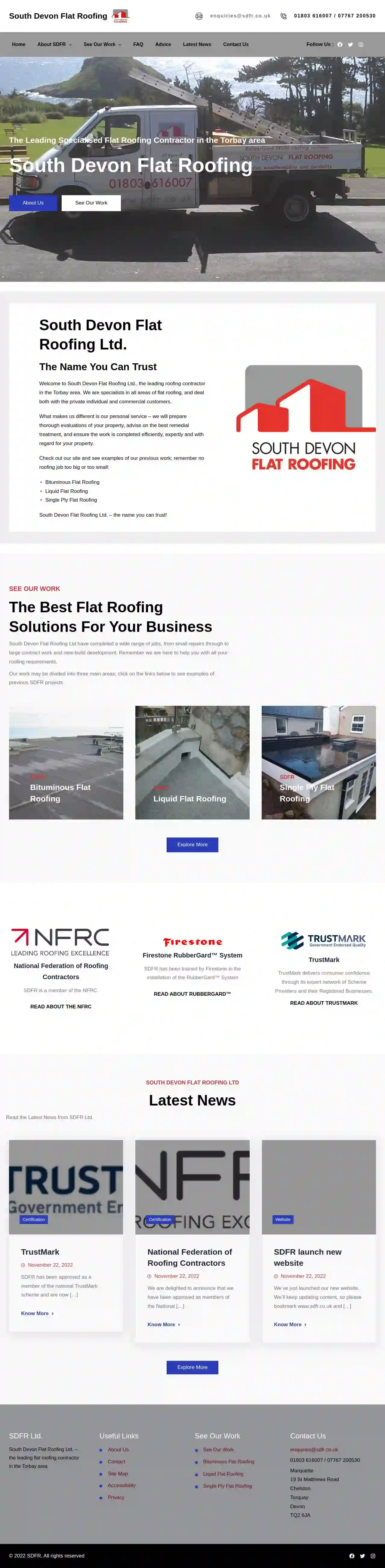 South Devon Flat Roofing ltd