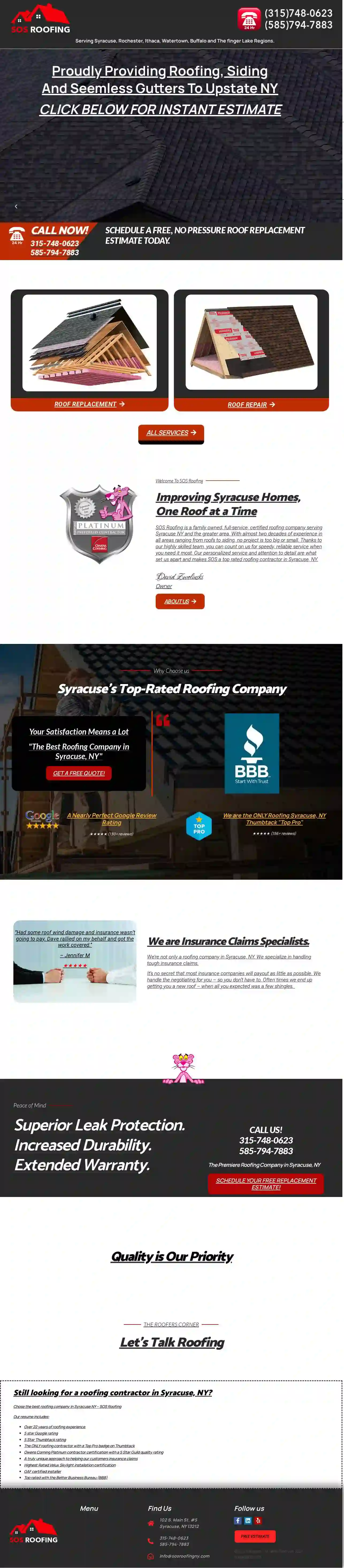 SOS Roofing NY