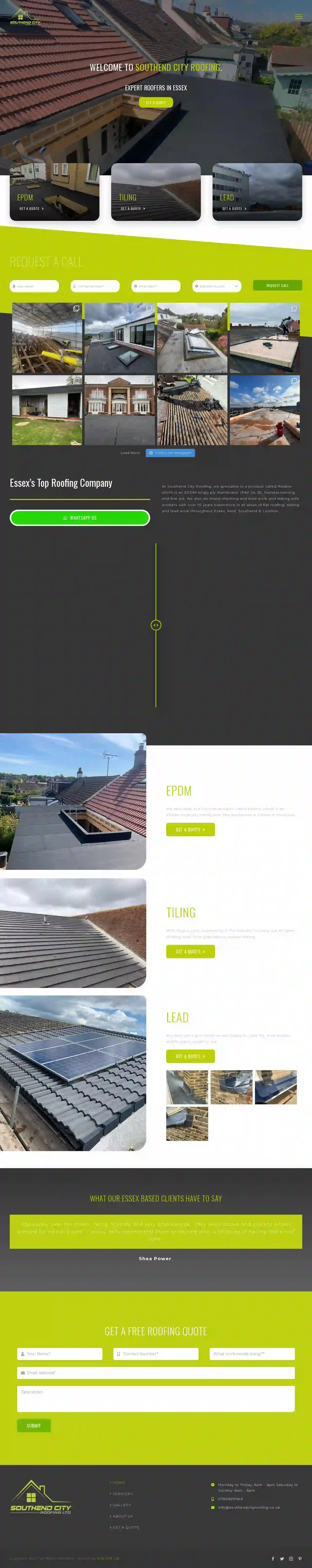 Southend City Roofing | Roofing Company Southend