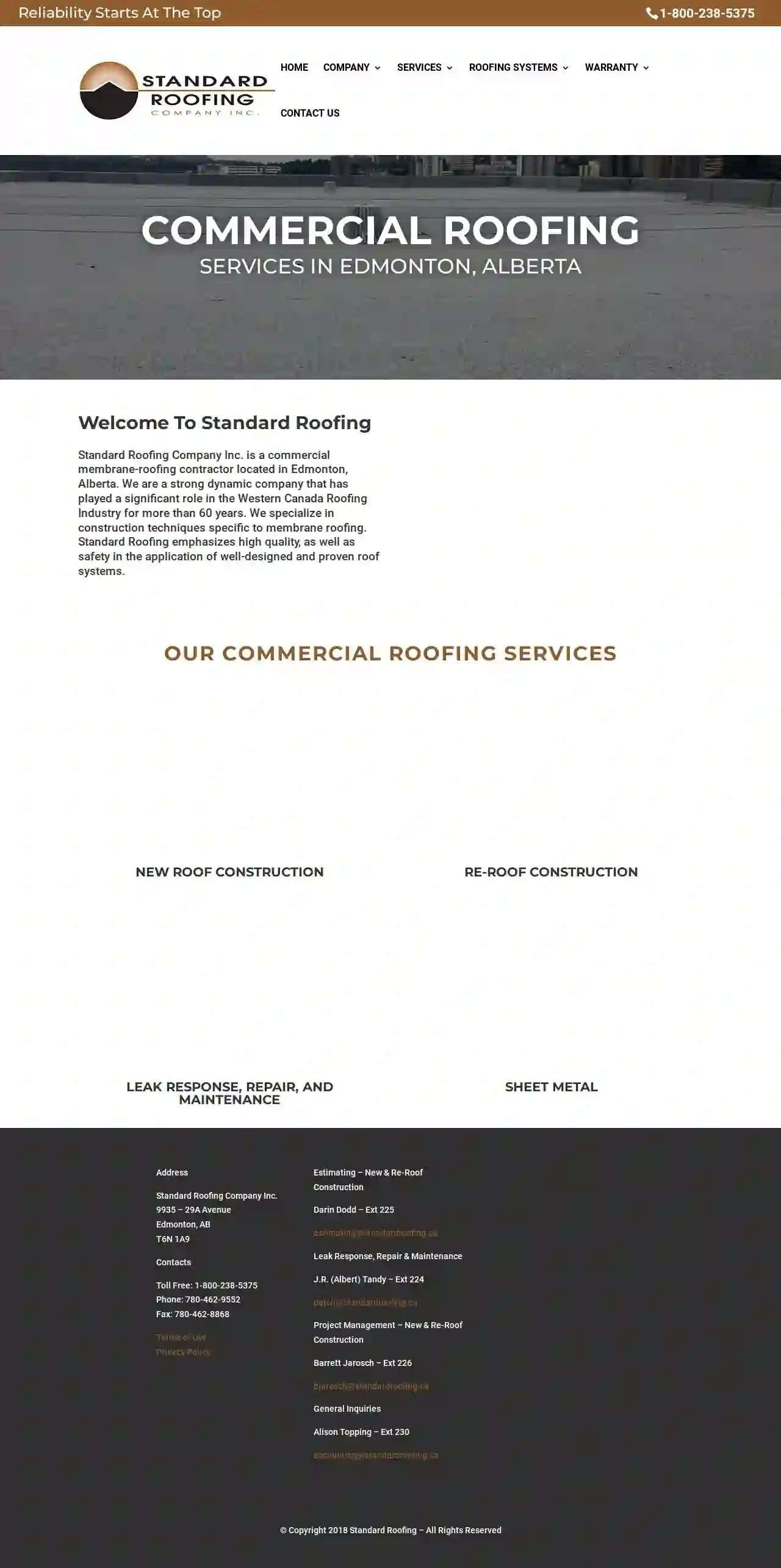 Standard Roofing Company Inc