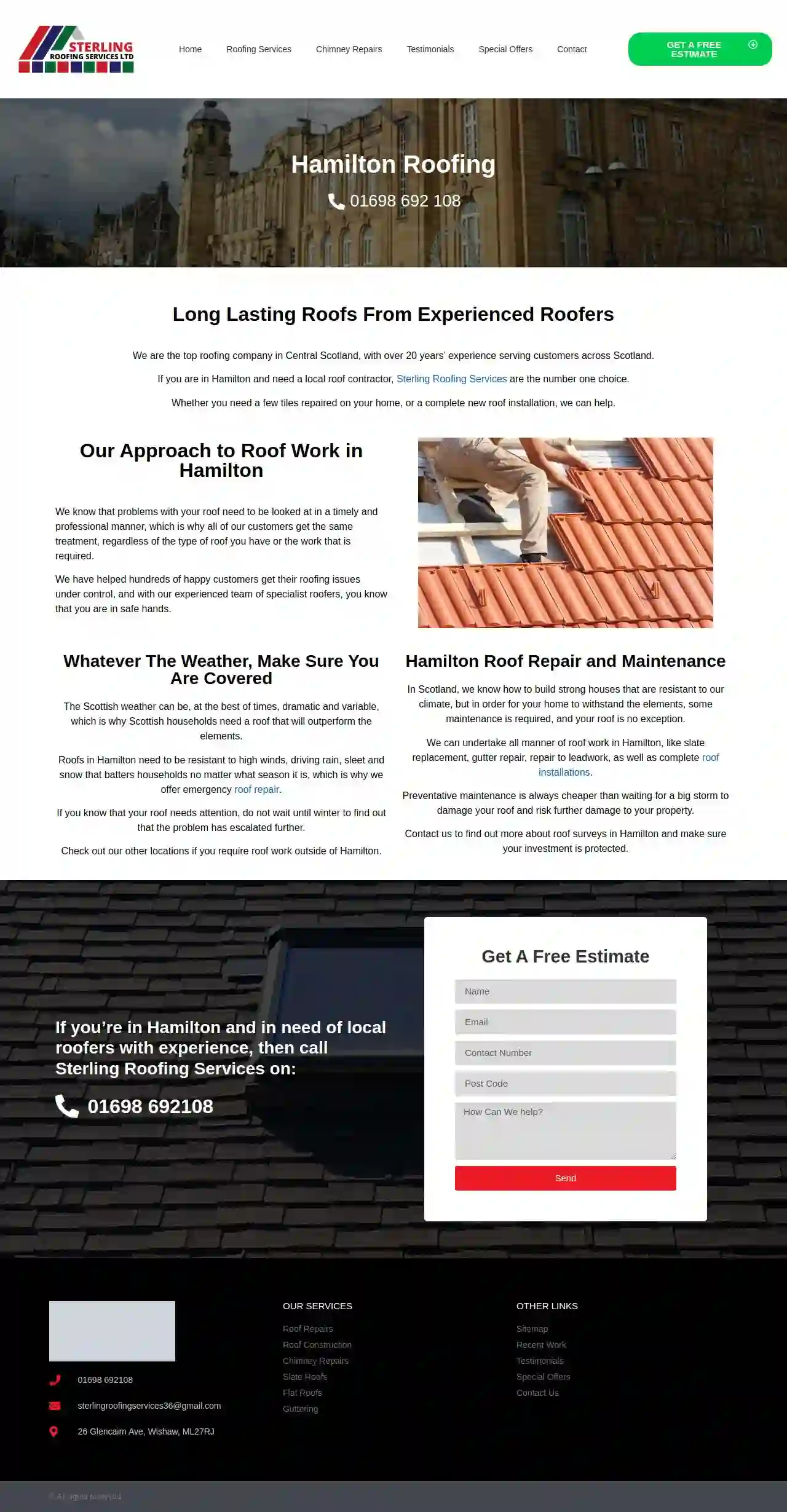 Sterling Roofing Services Hamilton - Hamilton Roofer