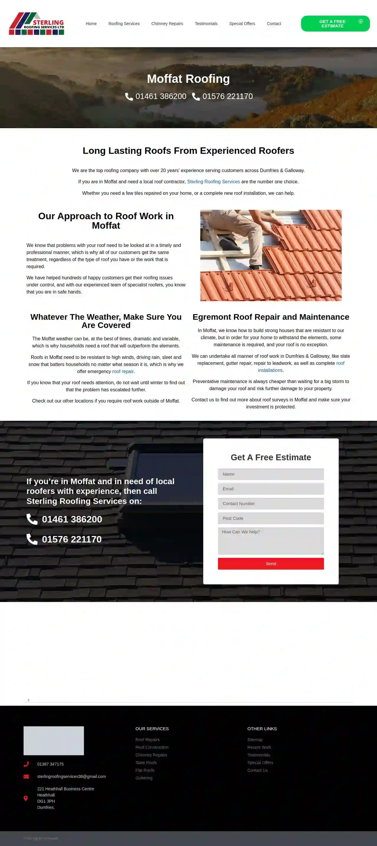 Sterling Roofing Services Moffatt - Roofer Moffat