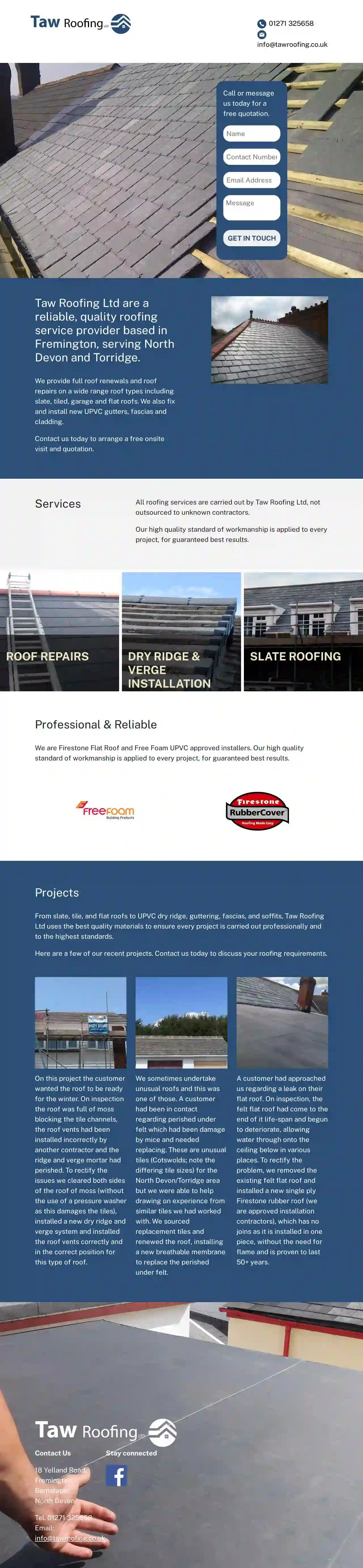 Taw Roofing Ltd - North Devon and Torridge