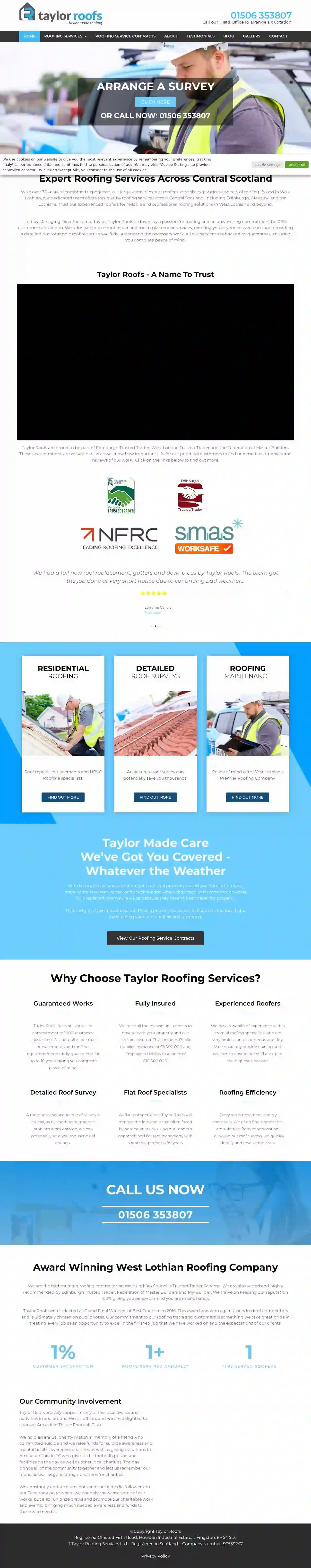 Taylor Roofs - Roofing Repair & Replacement Services