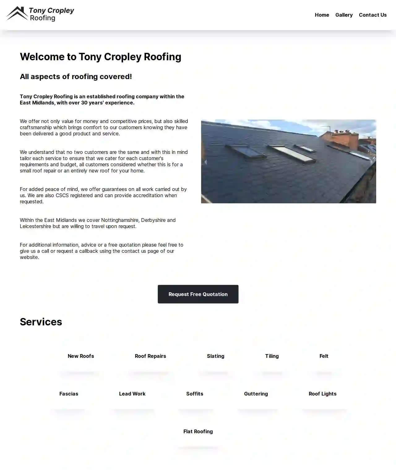 Tony Cropley Roofing Services