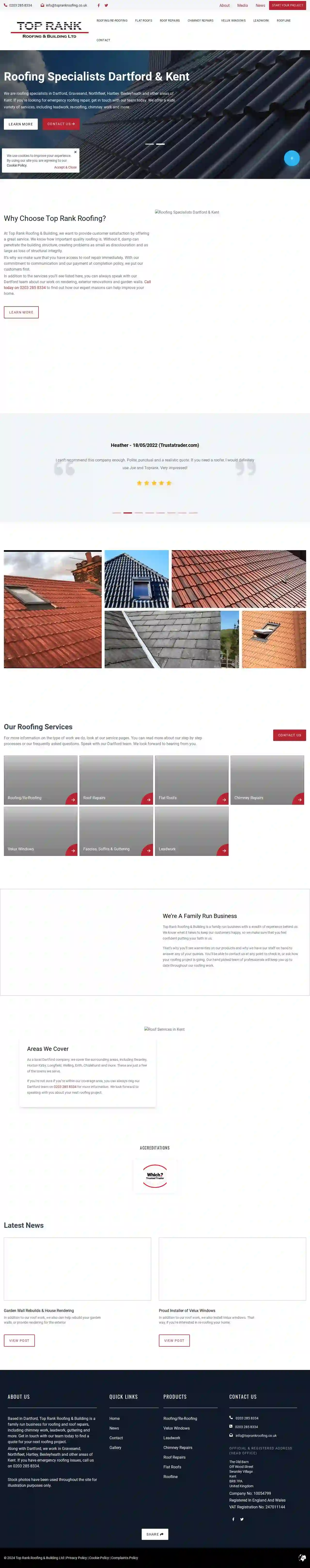 Top Rank Roofing and Building Ltd