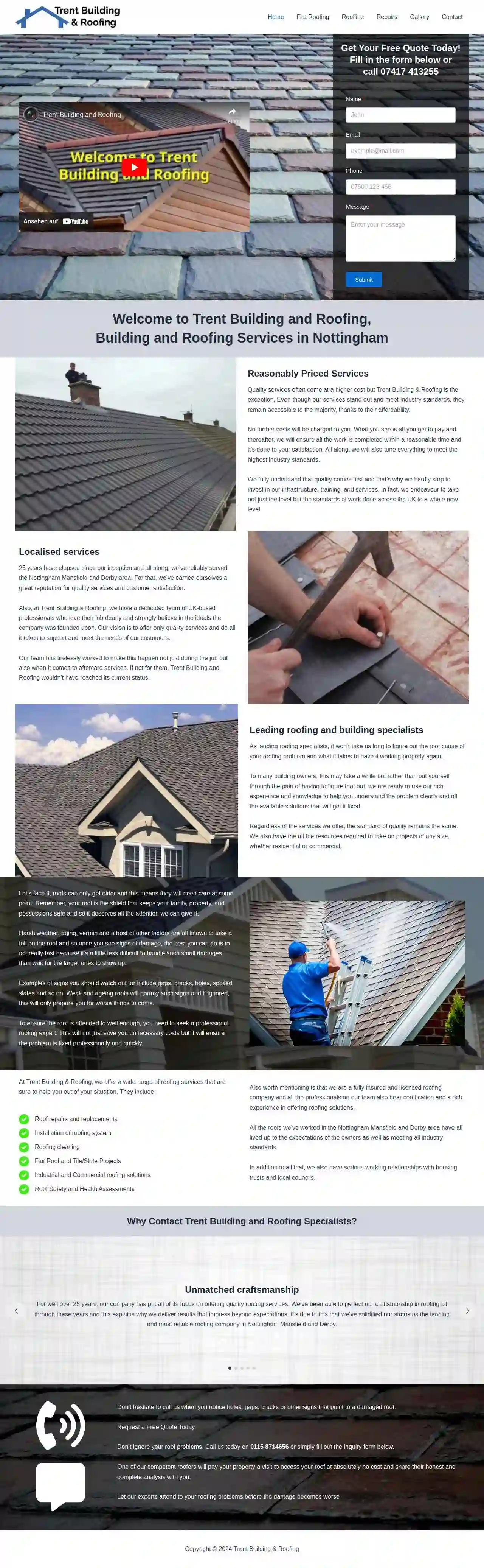 Trent Building & Roofing Ltd