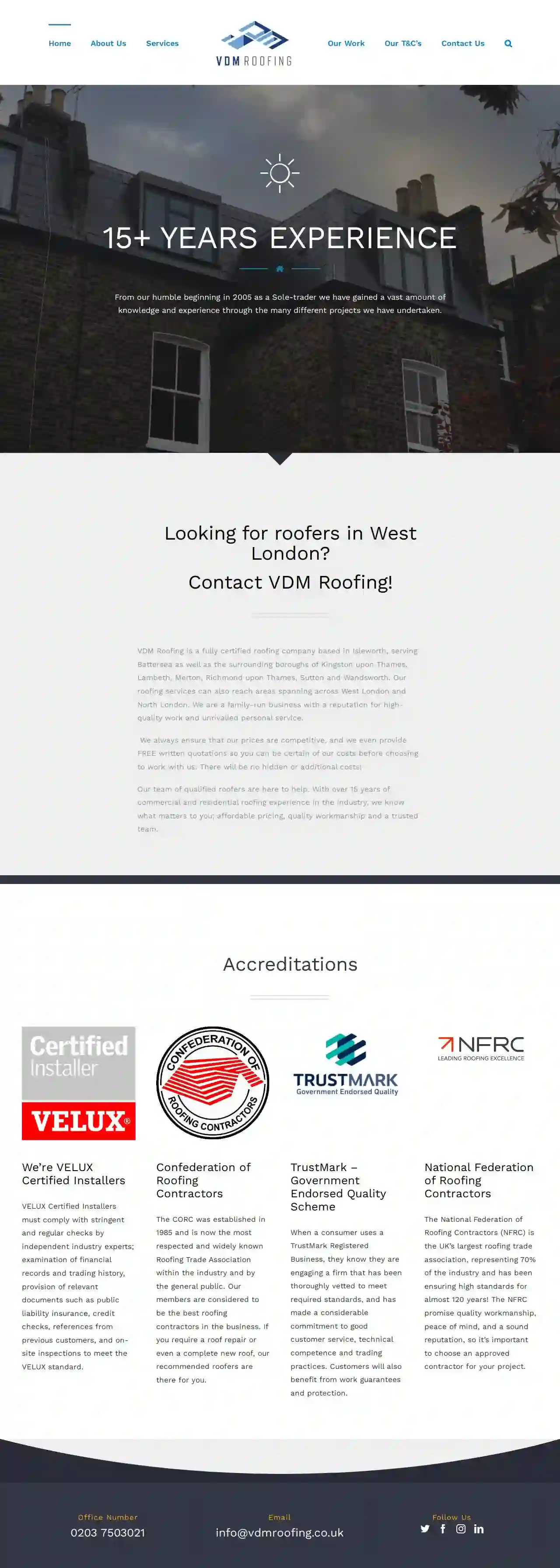 VDM Roofing Ltd