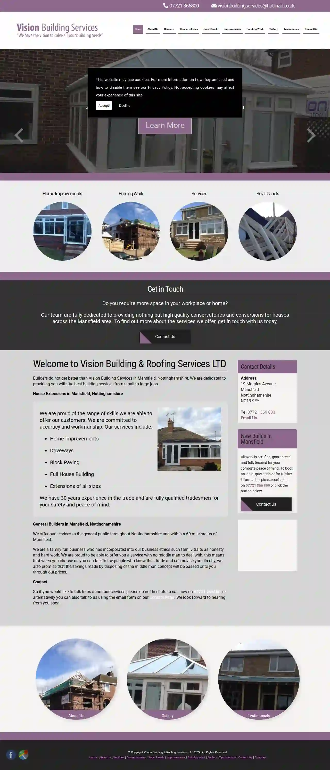 Vision Building & Roofing Services Ltd