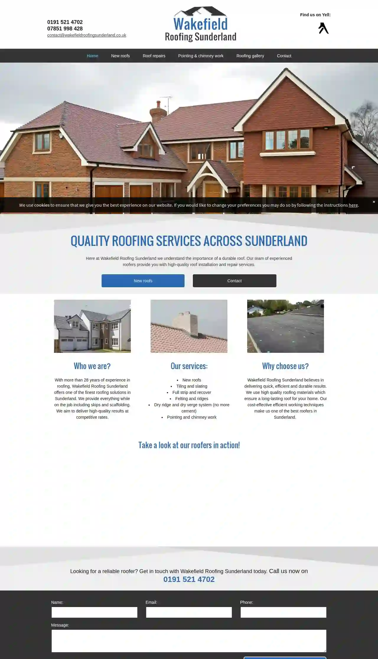 Wakefield Roofing - Sunderland