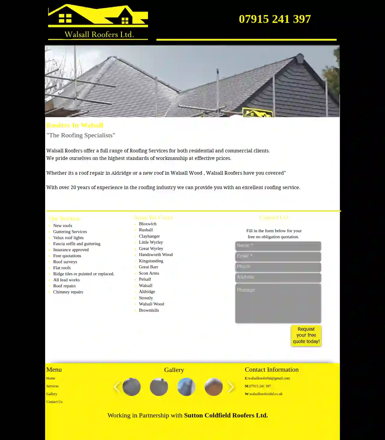 Walsall Roofers Ltd