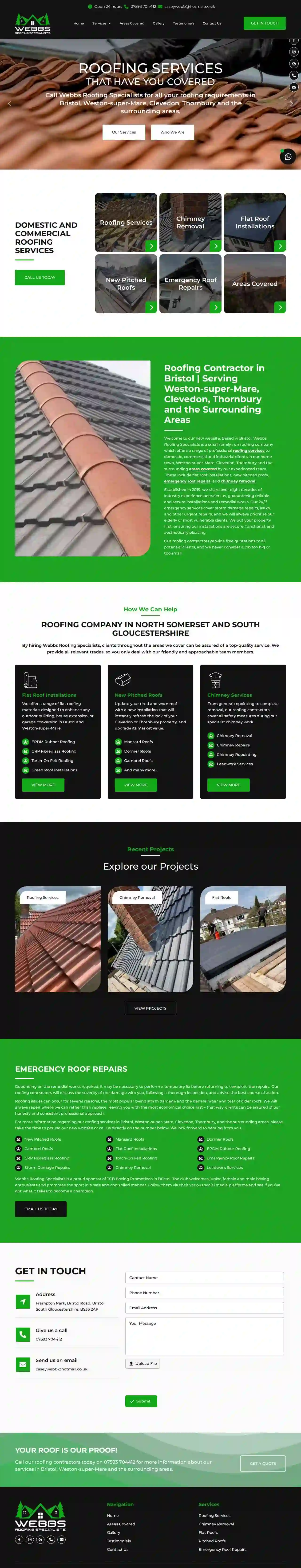 Webb's Roofing Specialists - Roofer - Bristol