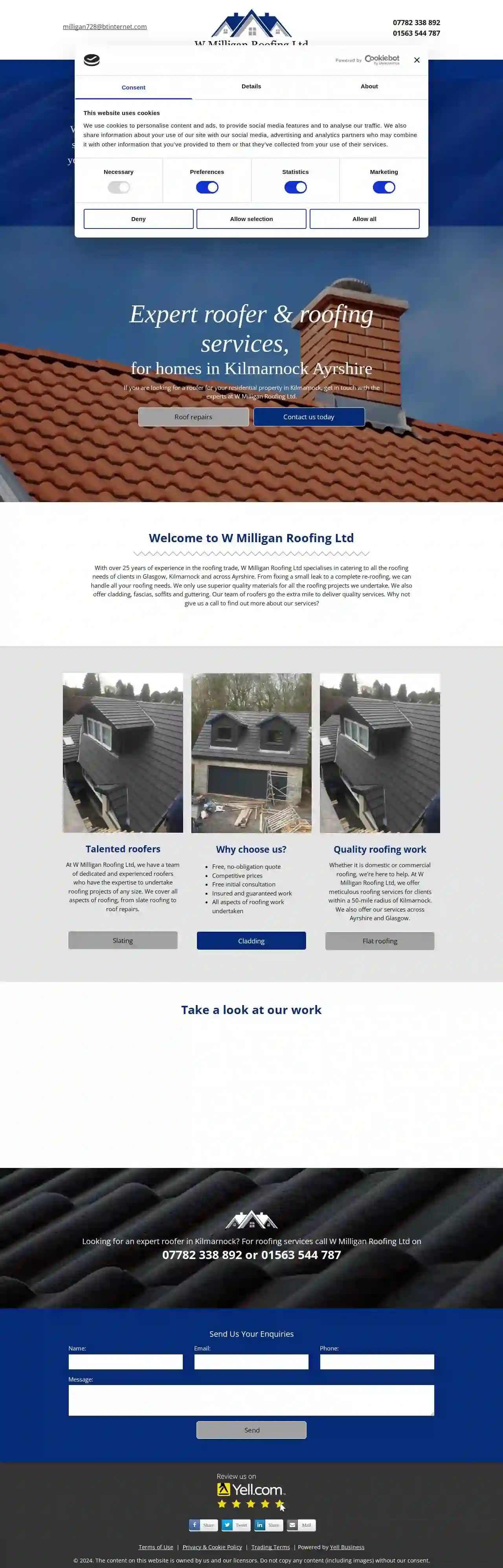 W Milligan Roofing Ltd