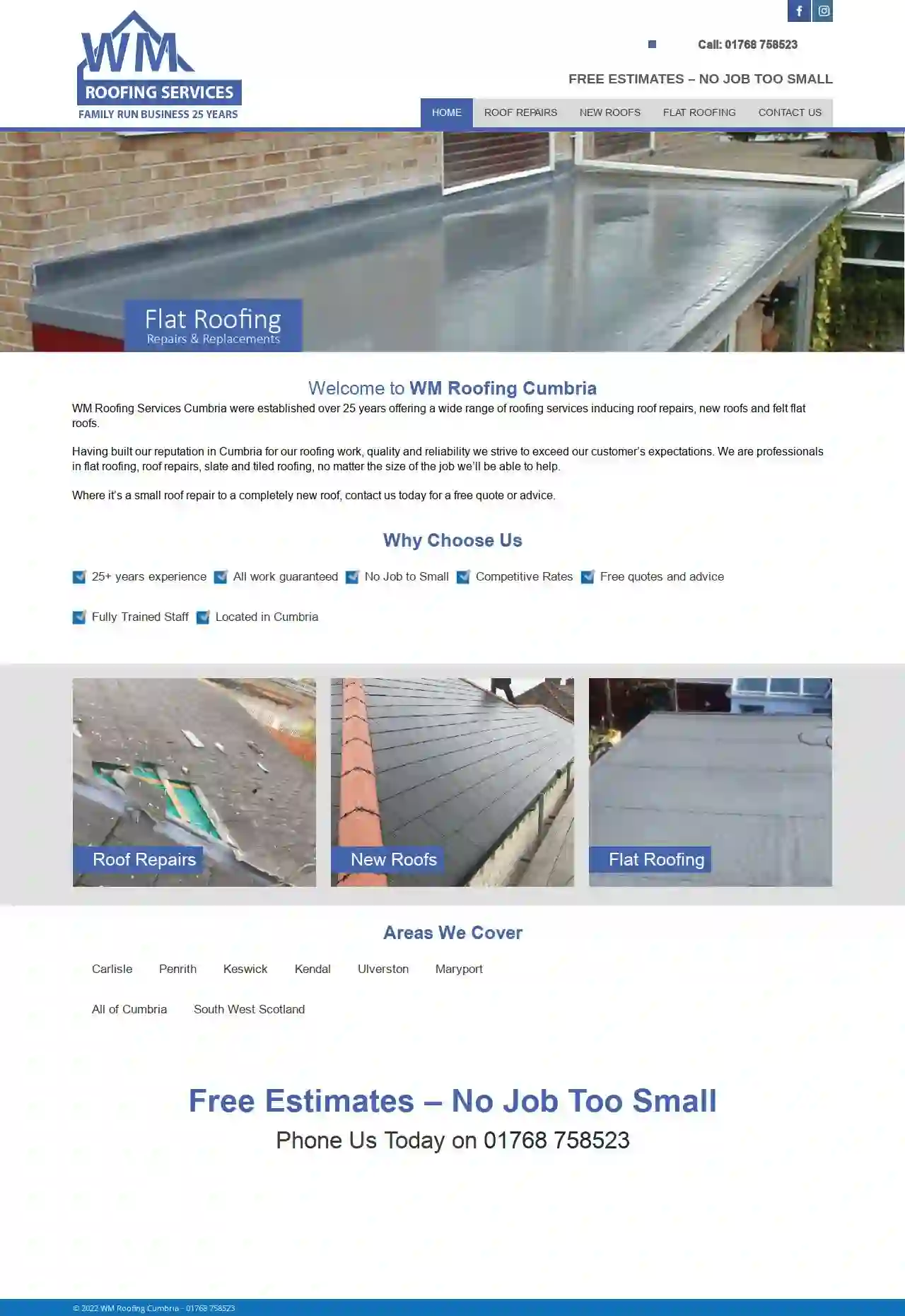 WM Roofing Cumbria